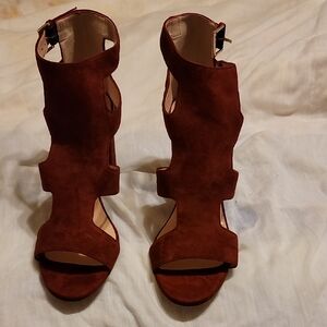 Kate Spade Brown Suede Heels